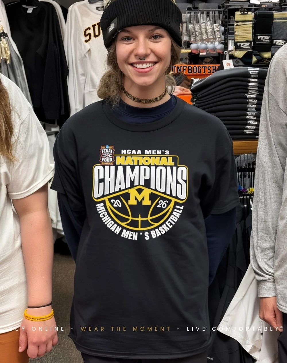 Michigan Wolverines won the 2026 Men’s Basketball National Champions shirt