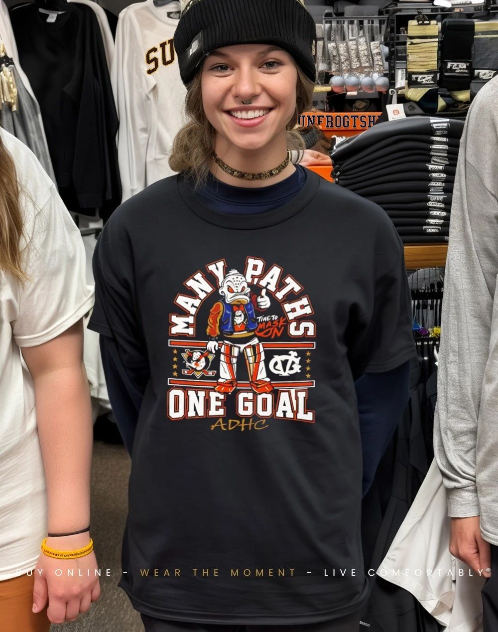 Anaheim Ducks Many Patsh One Goal Time to Mask shirt