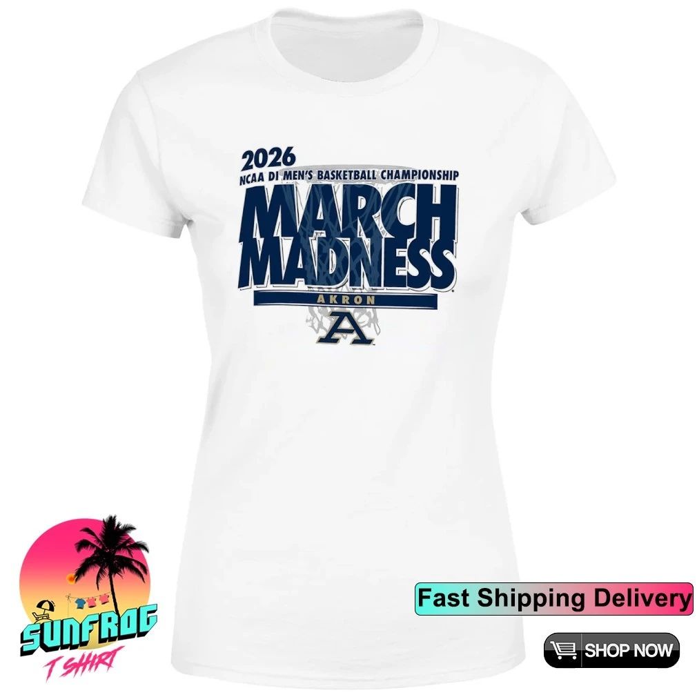 Akron Basketball 2026 Ncaa DI Men’s Basketball Championship March Madness shirt