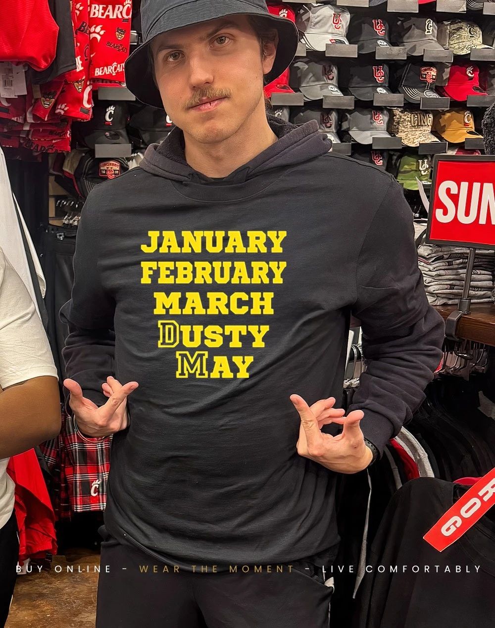 Michigan Wolverines January February March Dusty May Shirt