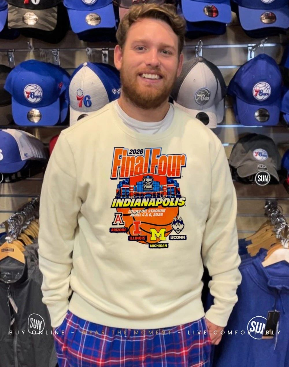 2026 Final Four Indianapolis Lucas Oil Stadium 4 Team Shirt