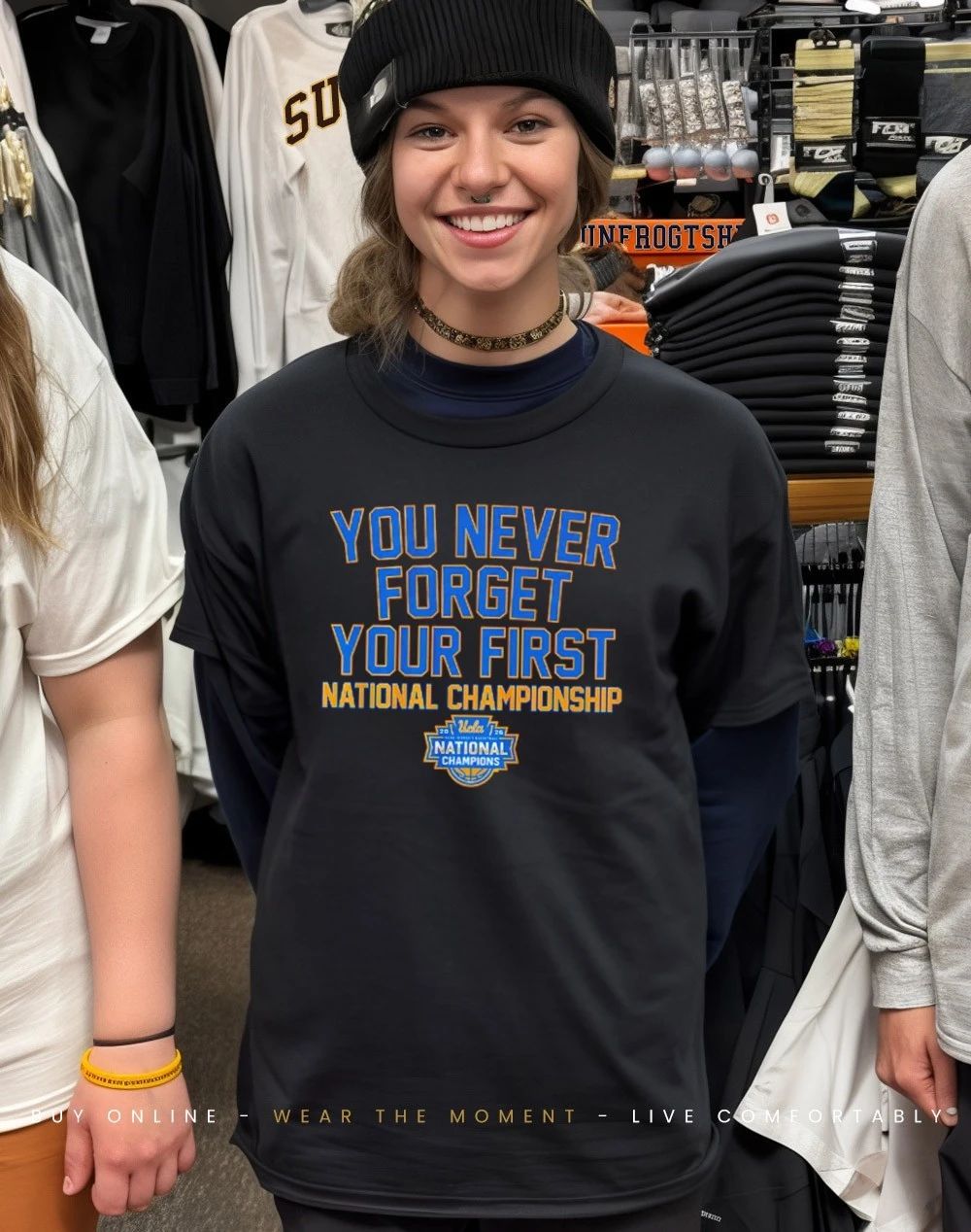 UCLA Bruins WBB You Never Forget Your First National Championship 2026 shirt