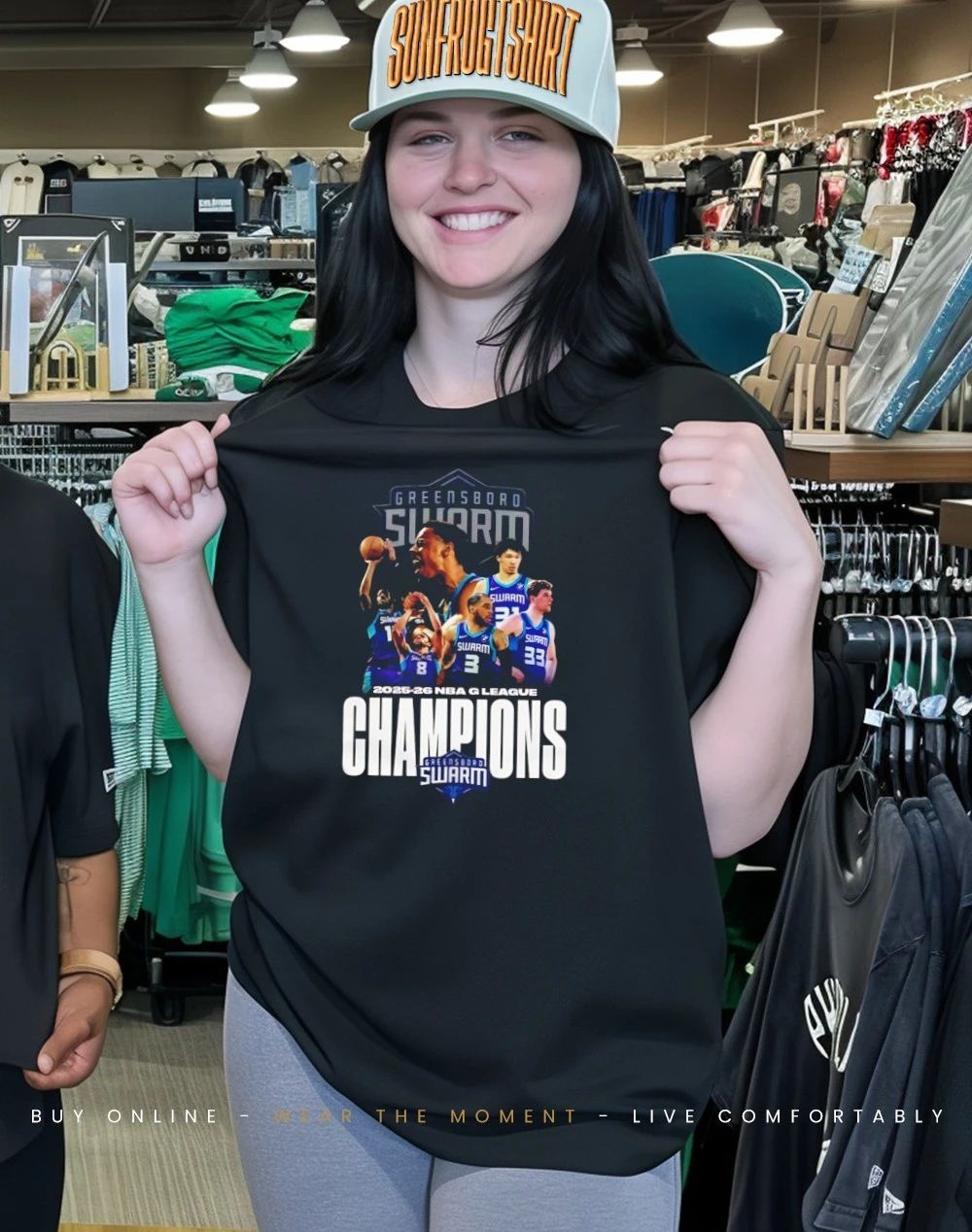 Greensboro Swarm G League Champions 2026 all team shirt
