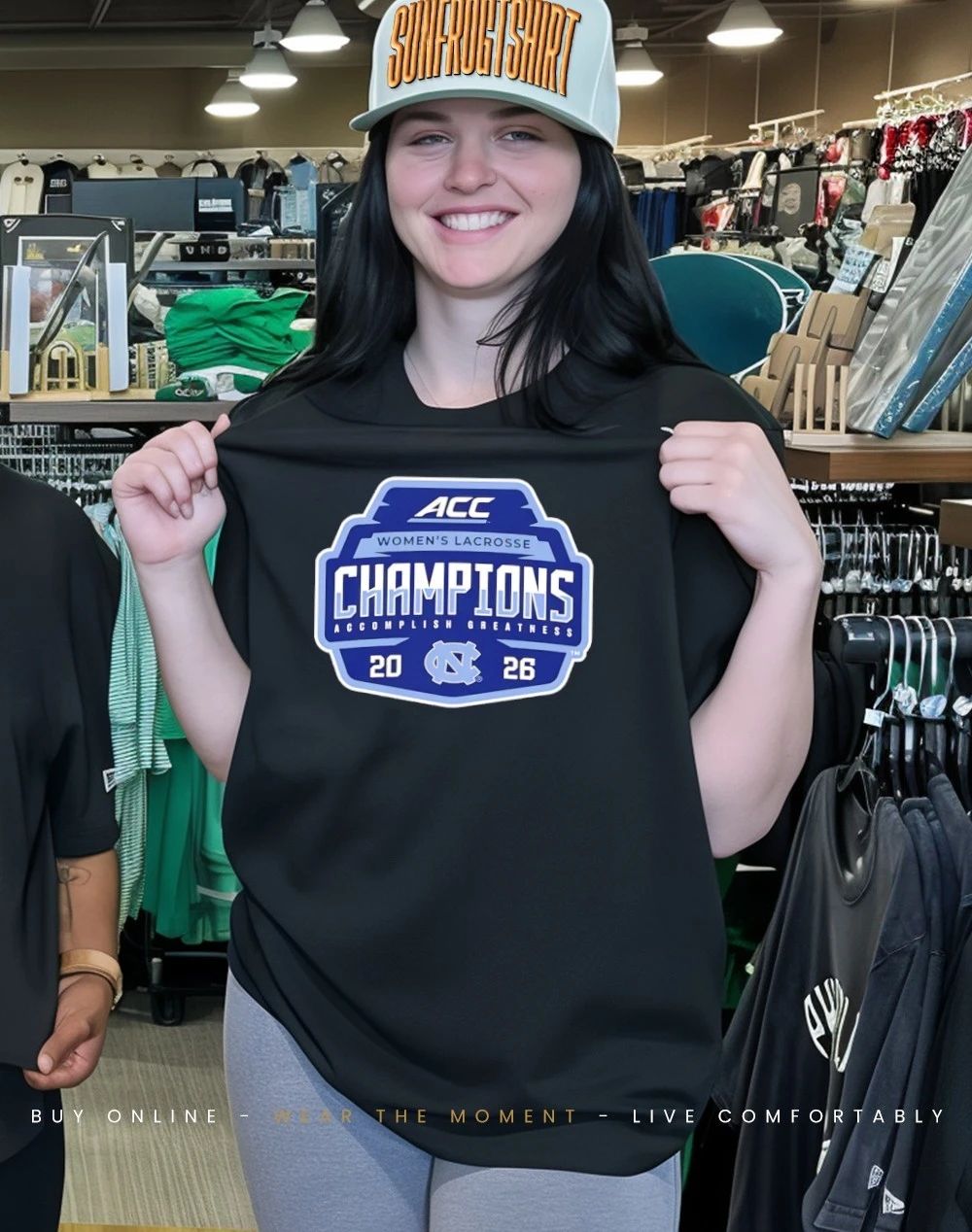 North Carolina Tar Heels 2026 ACC Women’s Lacrosse Champions shirt