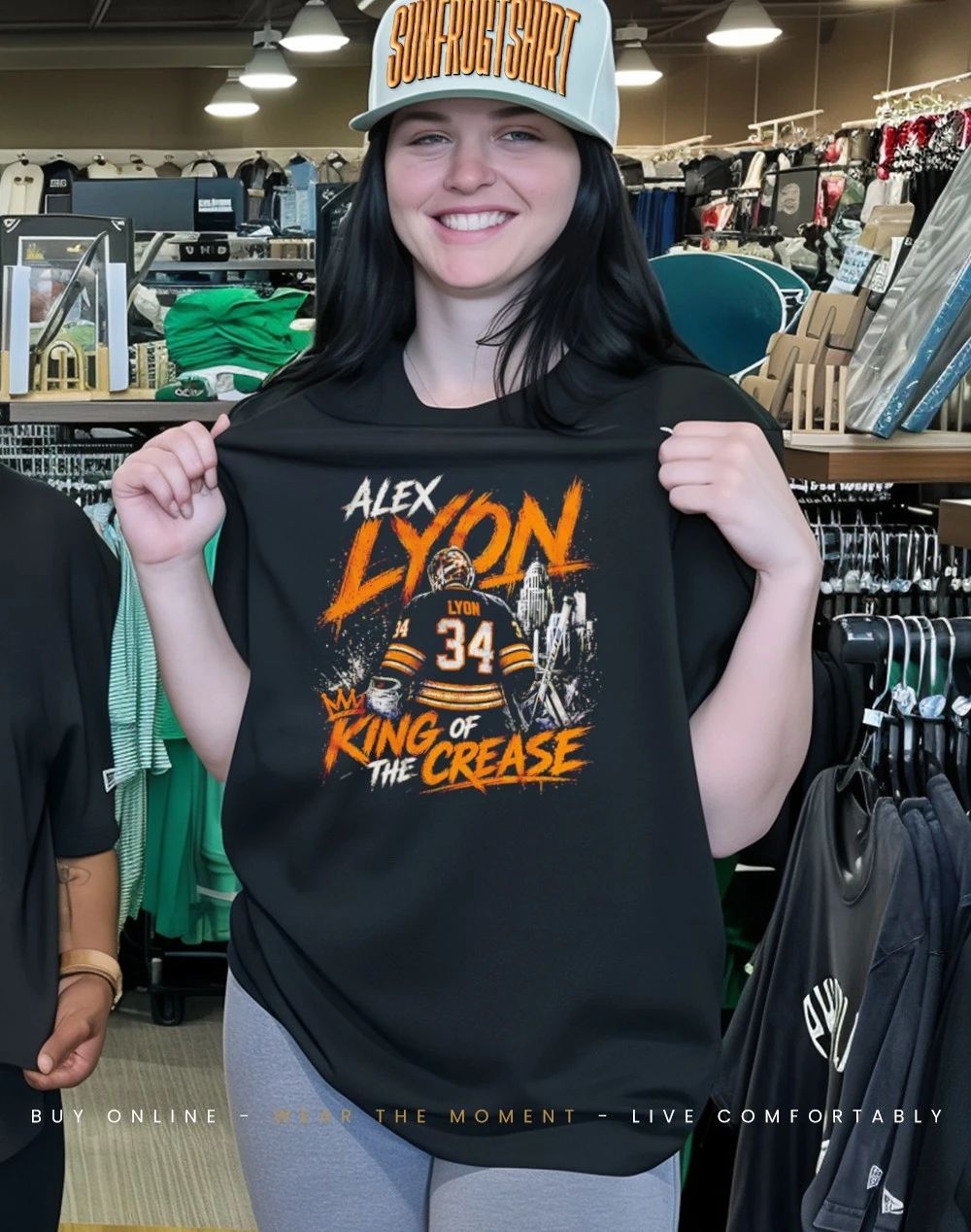 Alex Lyon King Of The Crease Shirt