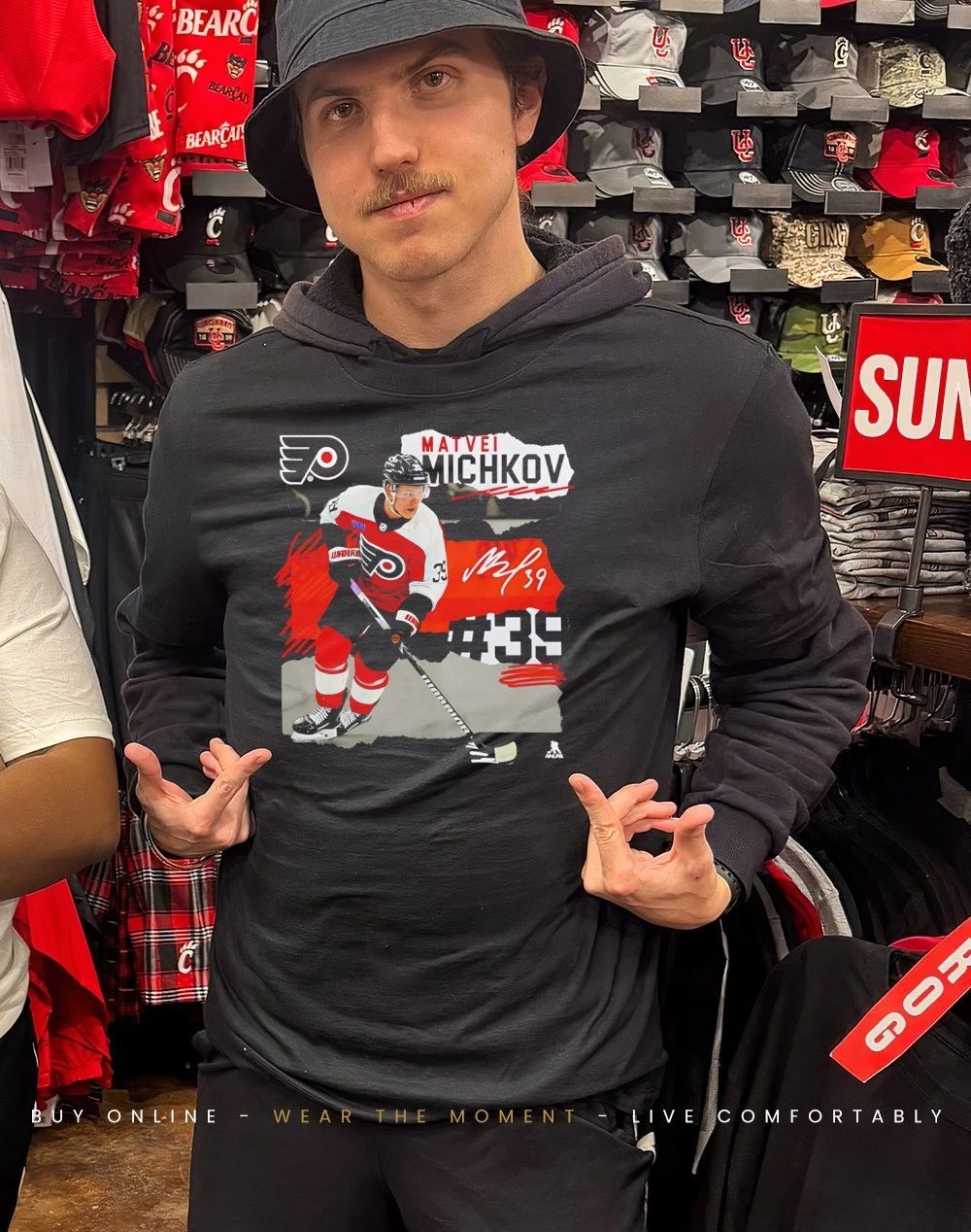 Philadelphia Flyers Matvei Michkov Fresh Ice signature shirt