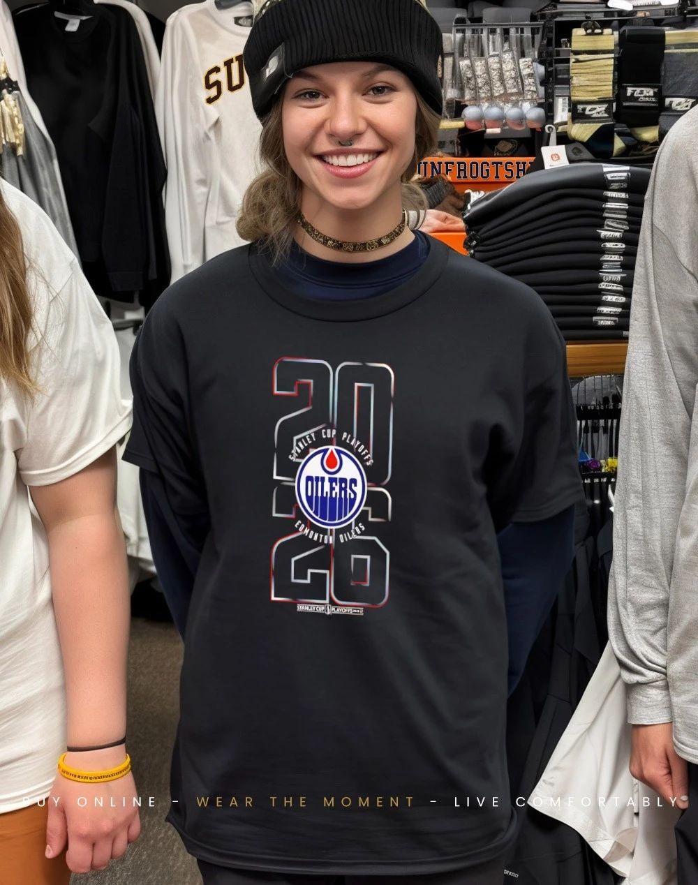 Edmonton Oilers 2026 Stanley Cup Playoffs Bold shirt