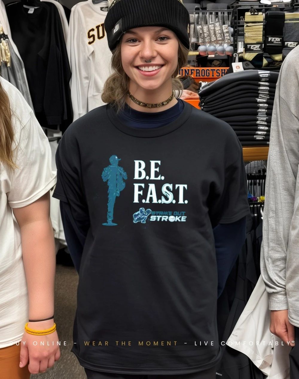 Seattle Mariners Strike Out Stroke Night Shirt