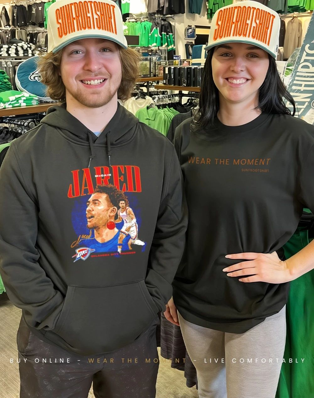 Jared McCain Oklahoma City Thunder Dual signature shirt
