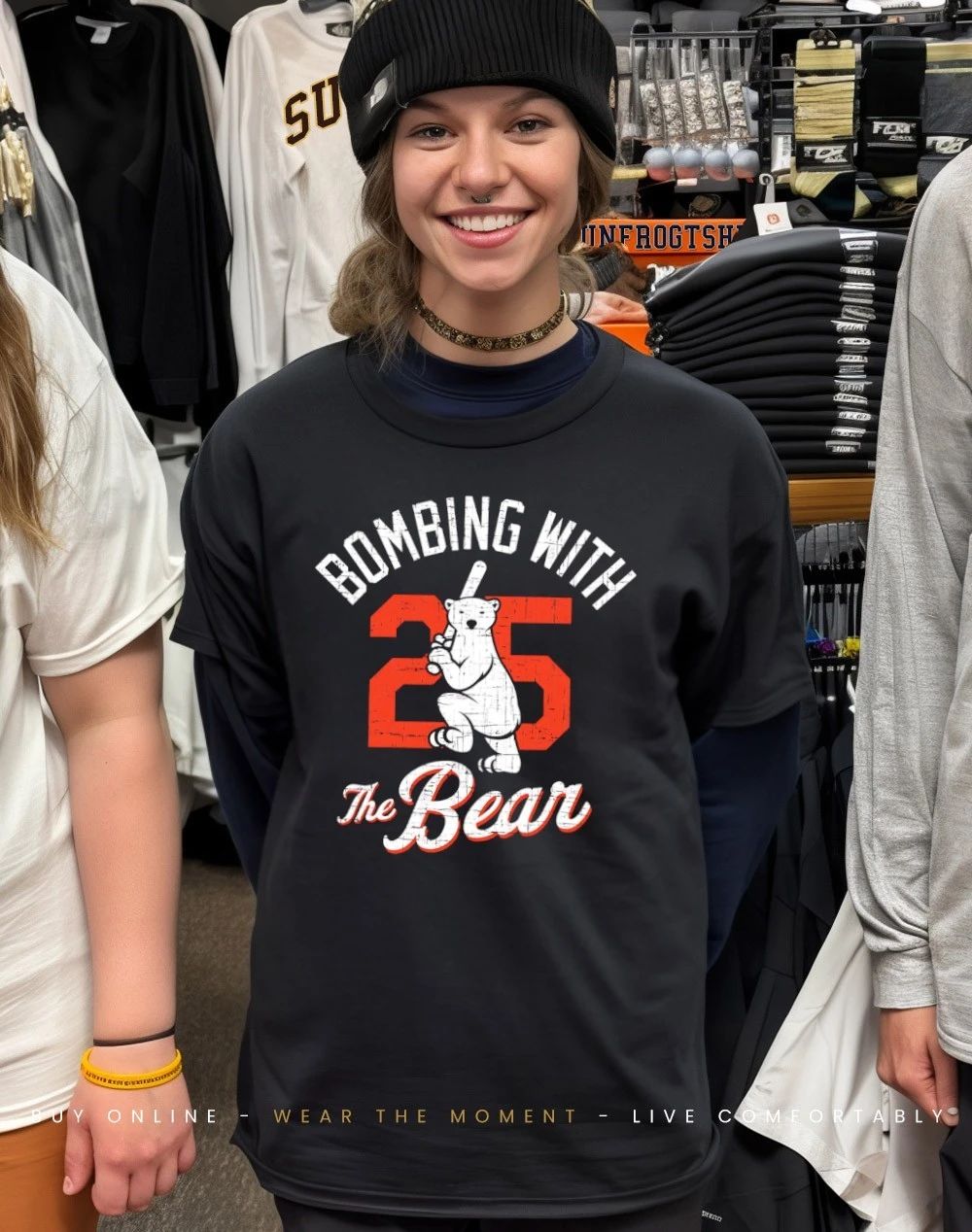 Baltimore Baseball Bombing With The Bear no 25 shirt