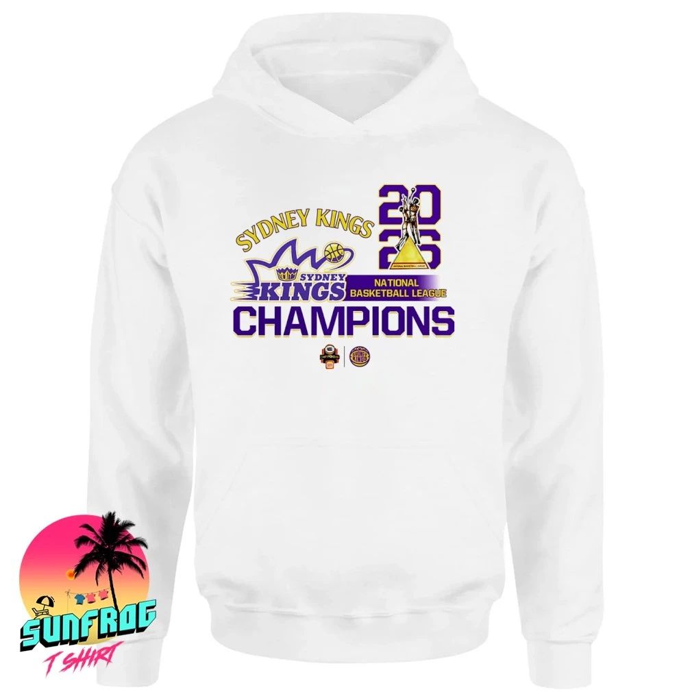 Sydney Kings 2026 National Basketball League Champions trophy shirt
