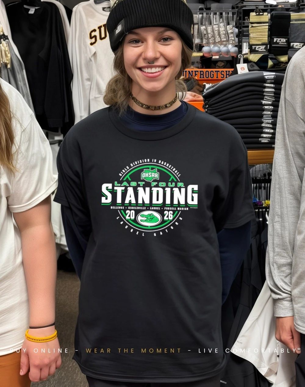 2026 OHSAA Girls Basketball D4 Last Four Standing Laurel Gators shirt