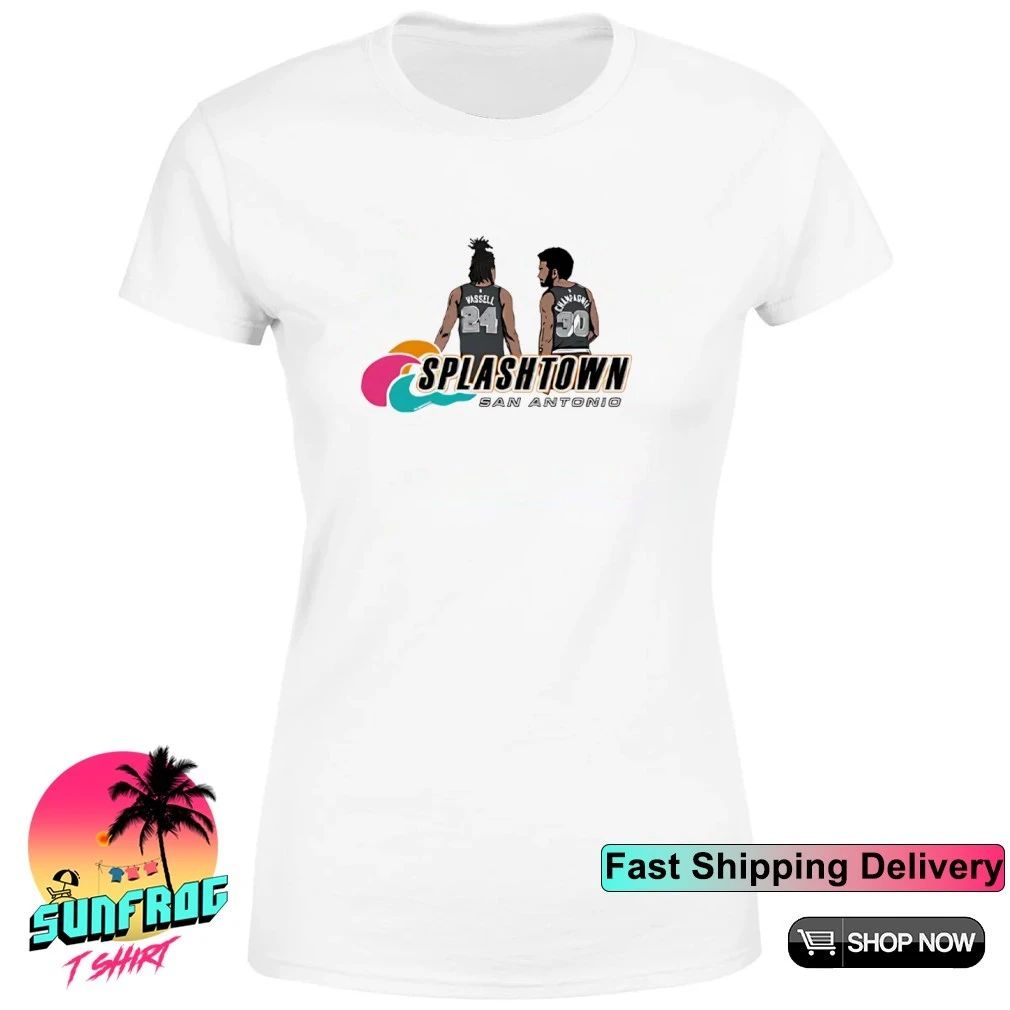 Devin Vassell And Julian Champagnie Splashtown San Antonio Spurs Shirt