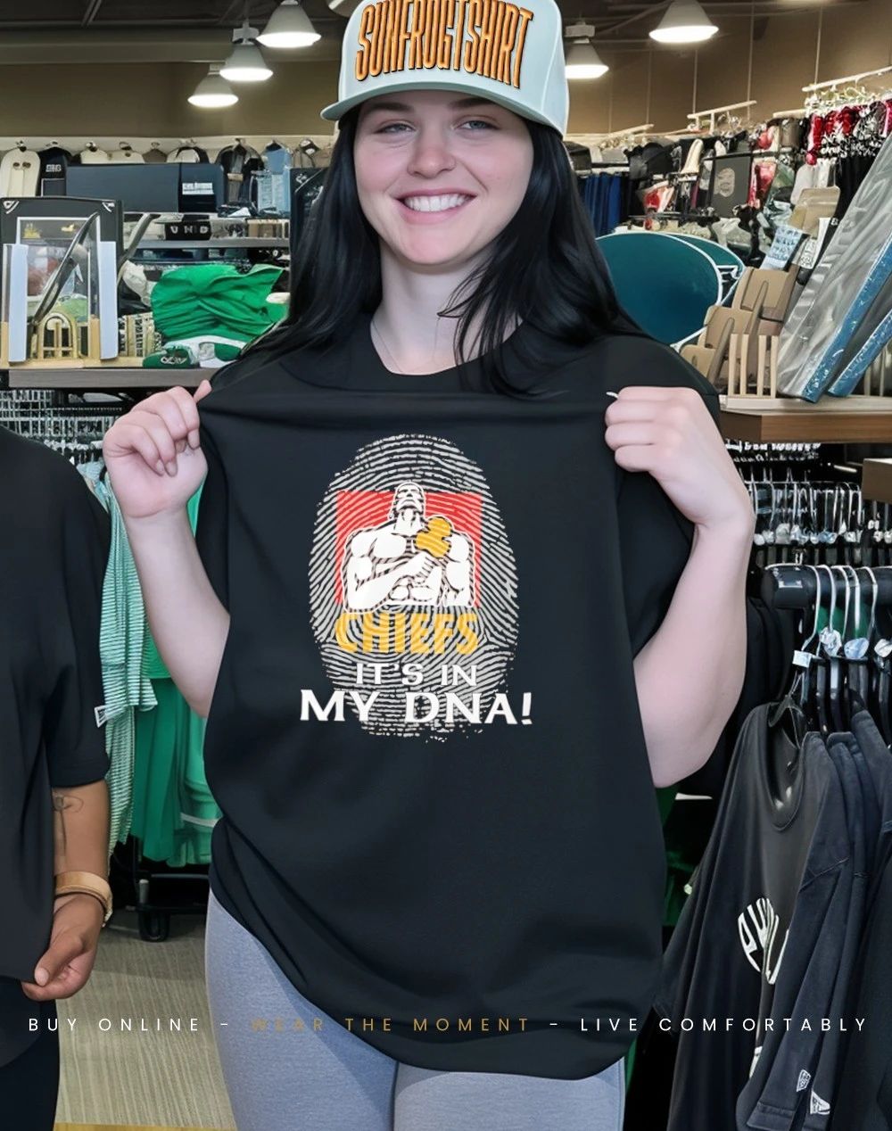 Chiefs Super Rugby it’s in my DNA fingerprint shirt