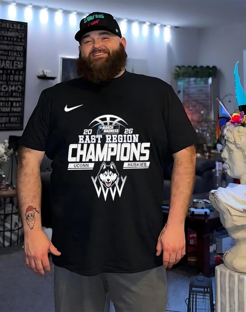 UConn Huskies East Region Champions 2026 March Madness shirt
