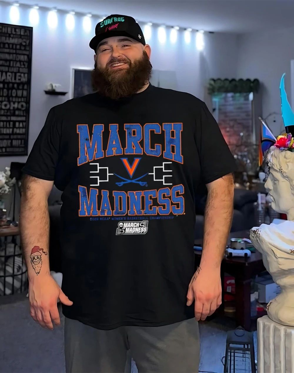 Virginia Cavaliers WBB 2026 March Madness logo shirt