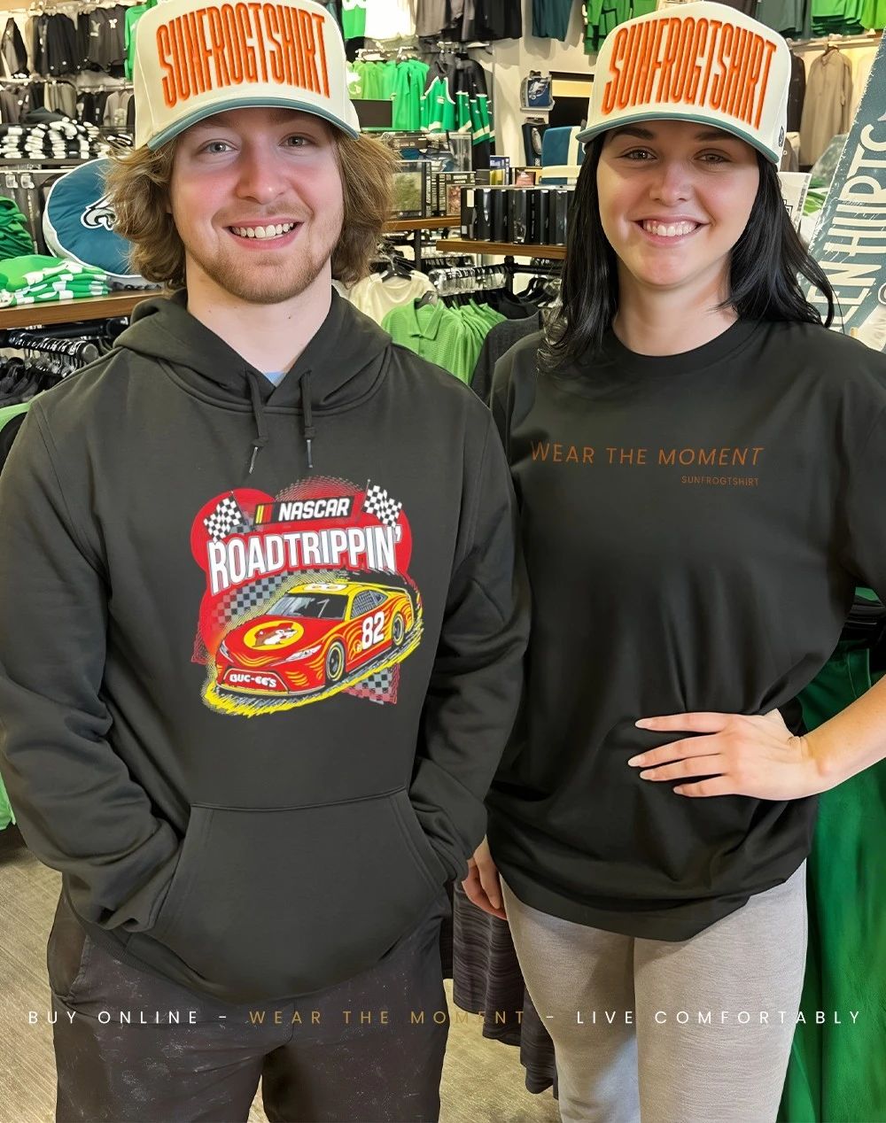 Nascar Road Trippin 82 Buc-ee’s shirt