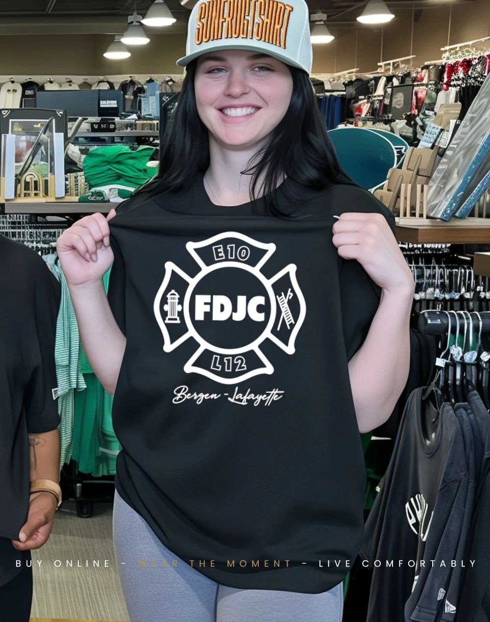 FDJC Jersey City Fire Department Ladder 12 shirt