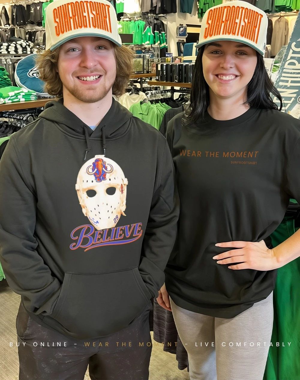 Believe Mask Utah Mammoth shirt