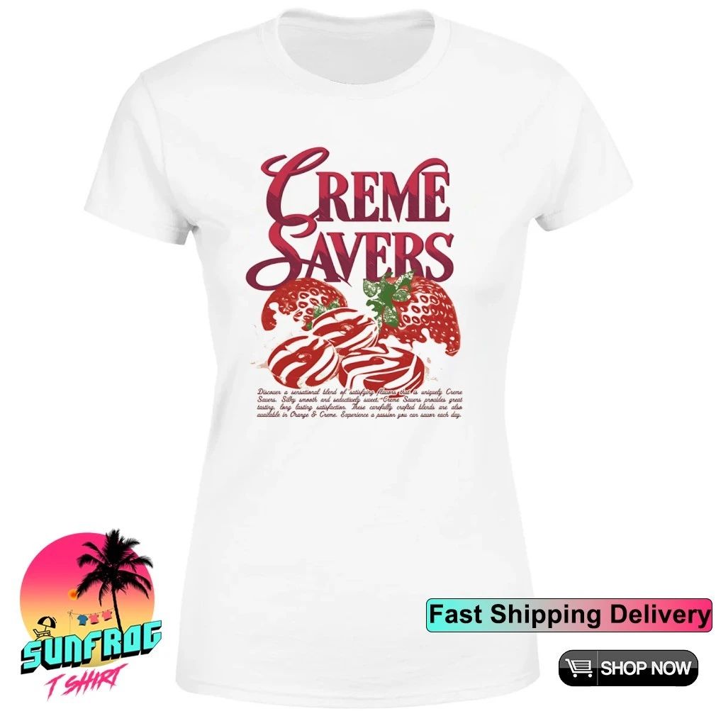 Strawberry swirl candy creme savers shirt