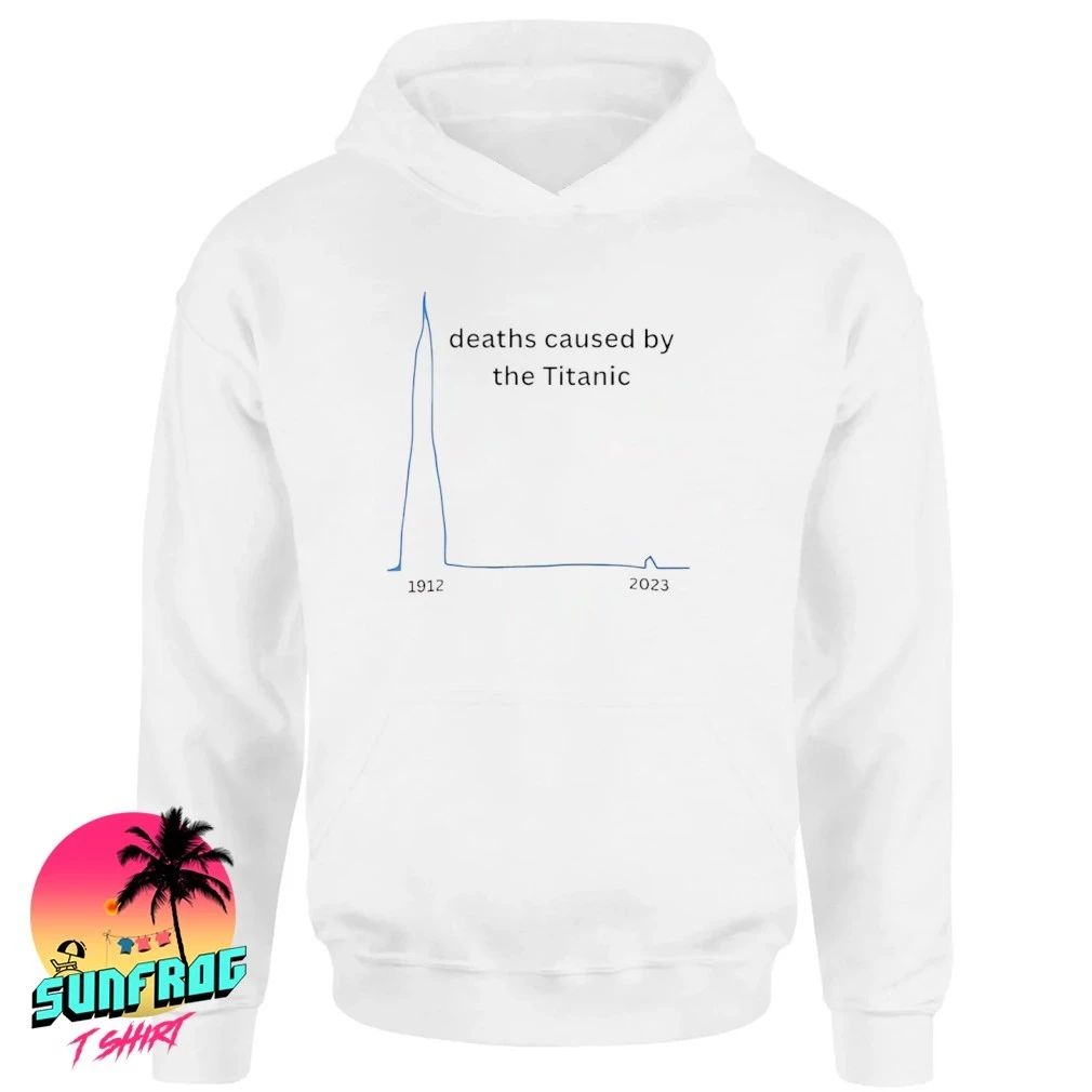 Deaths caused by the titanic 1912 2023 shirt