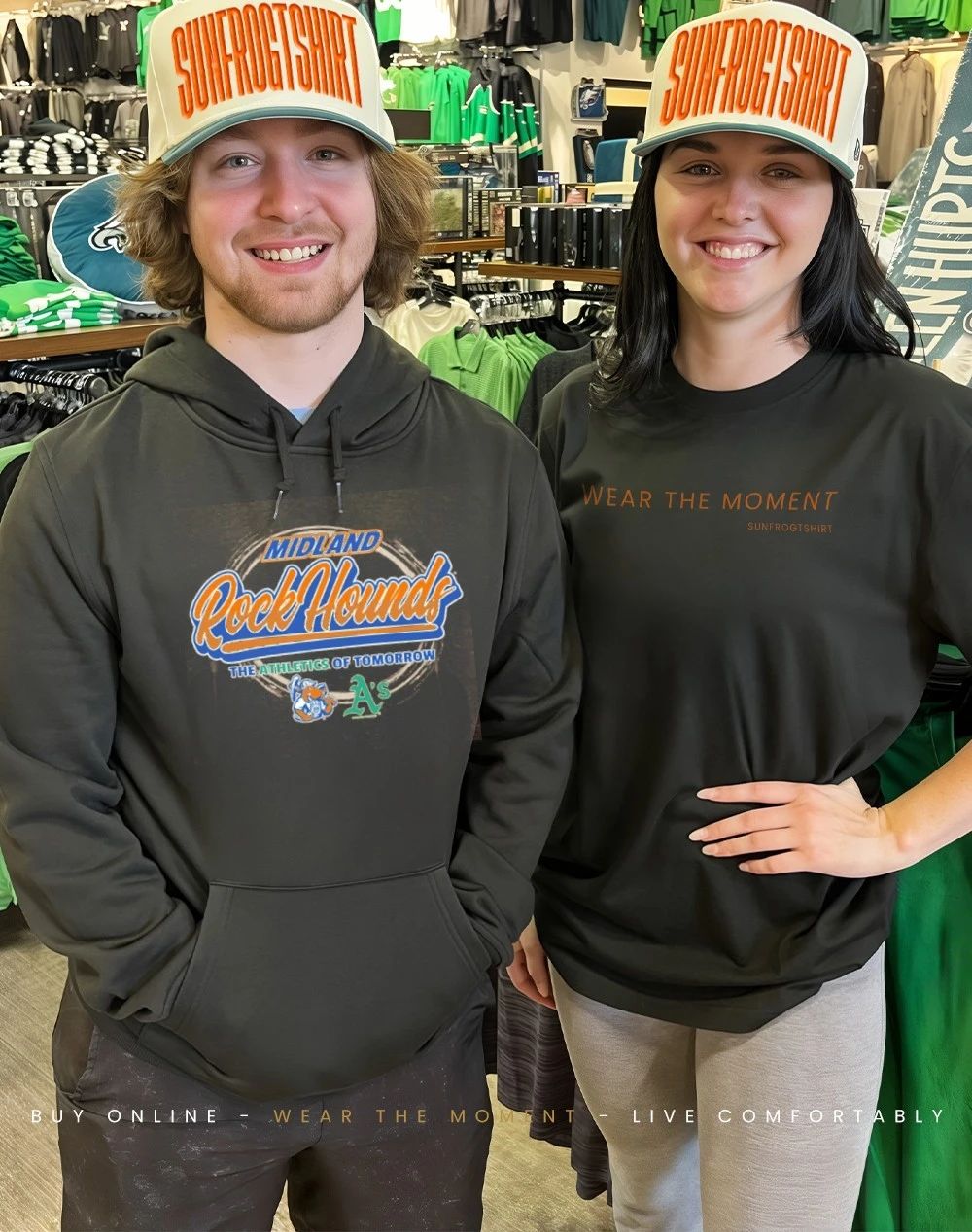 Midland RockHounds Bimm Ridder Affiliate Edamame logo shirt