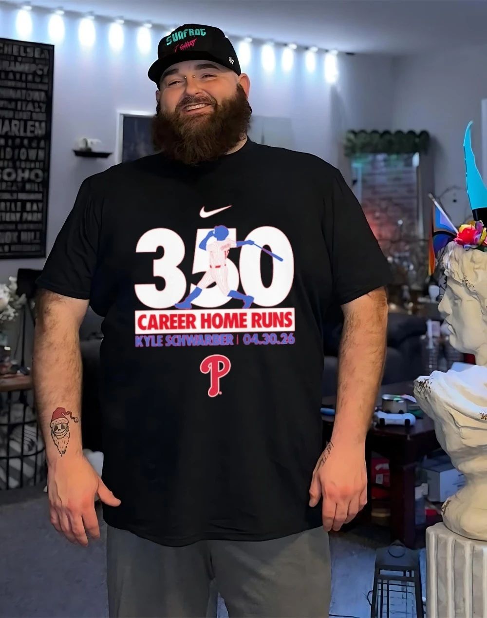 Philadelphia Phillies Kyle Schwarber 350th Career Home Run Milestone shirt