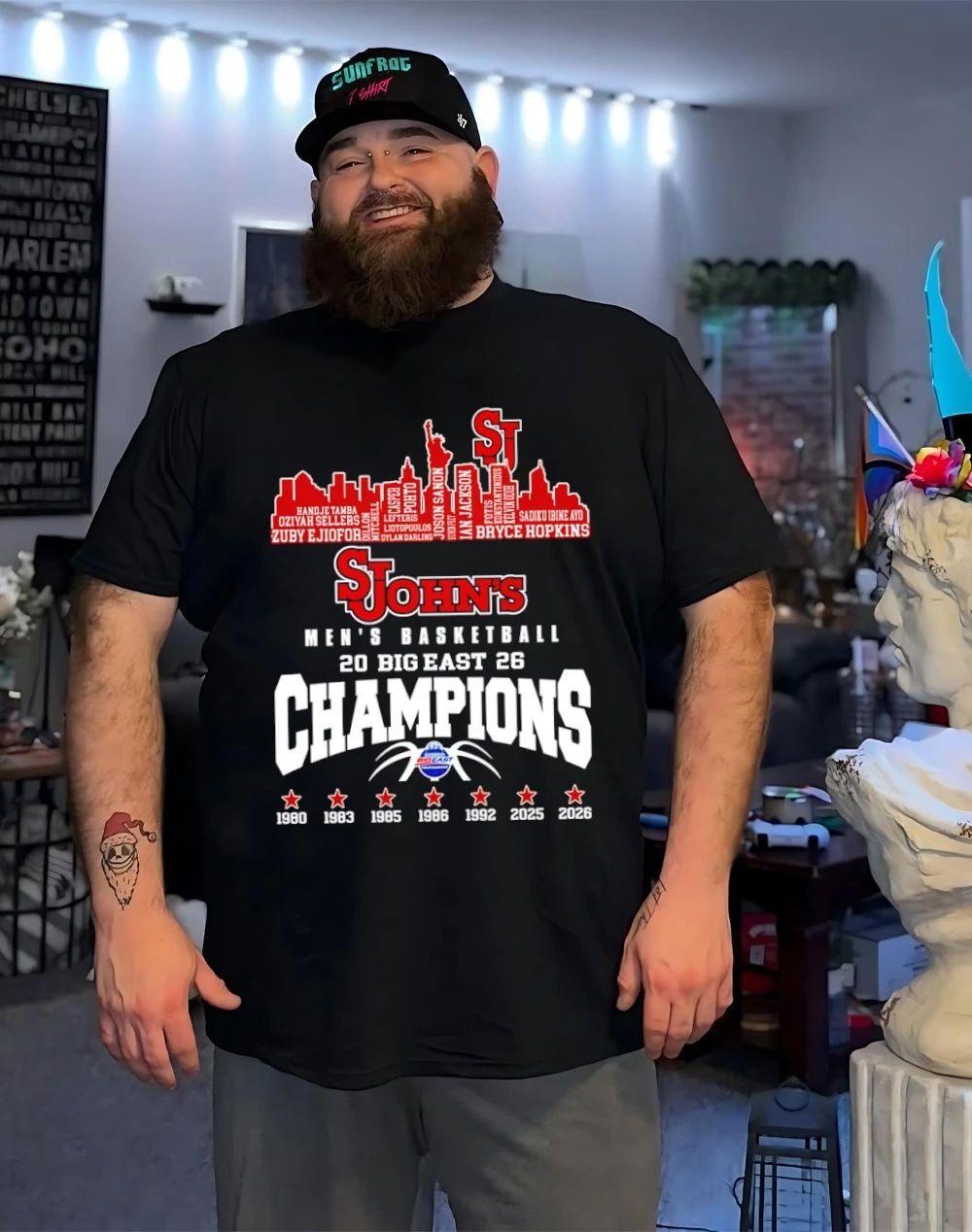 St. John’s Red Storm Big East regular-season Champions 2026 7 time shirt