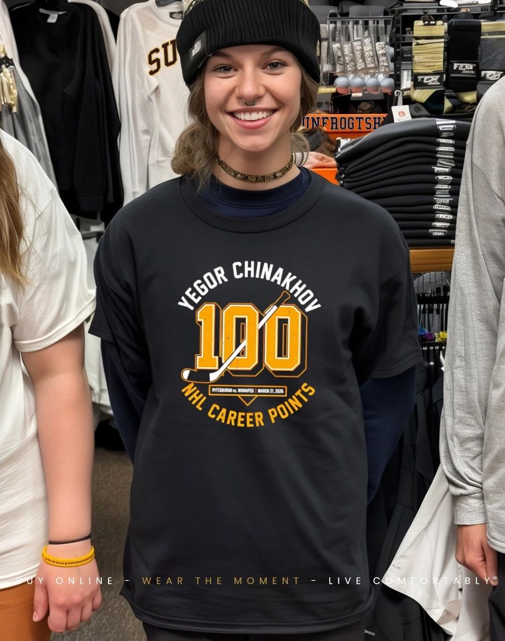 Chinakhov earns 100th point with opening goal shirt
