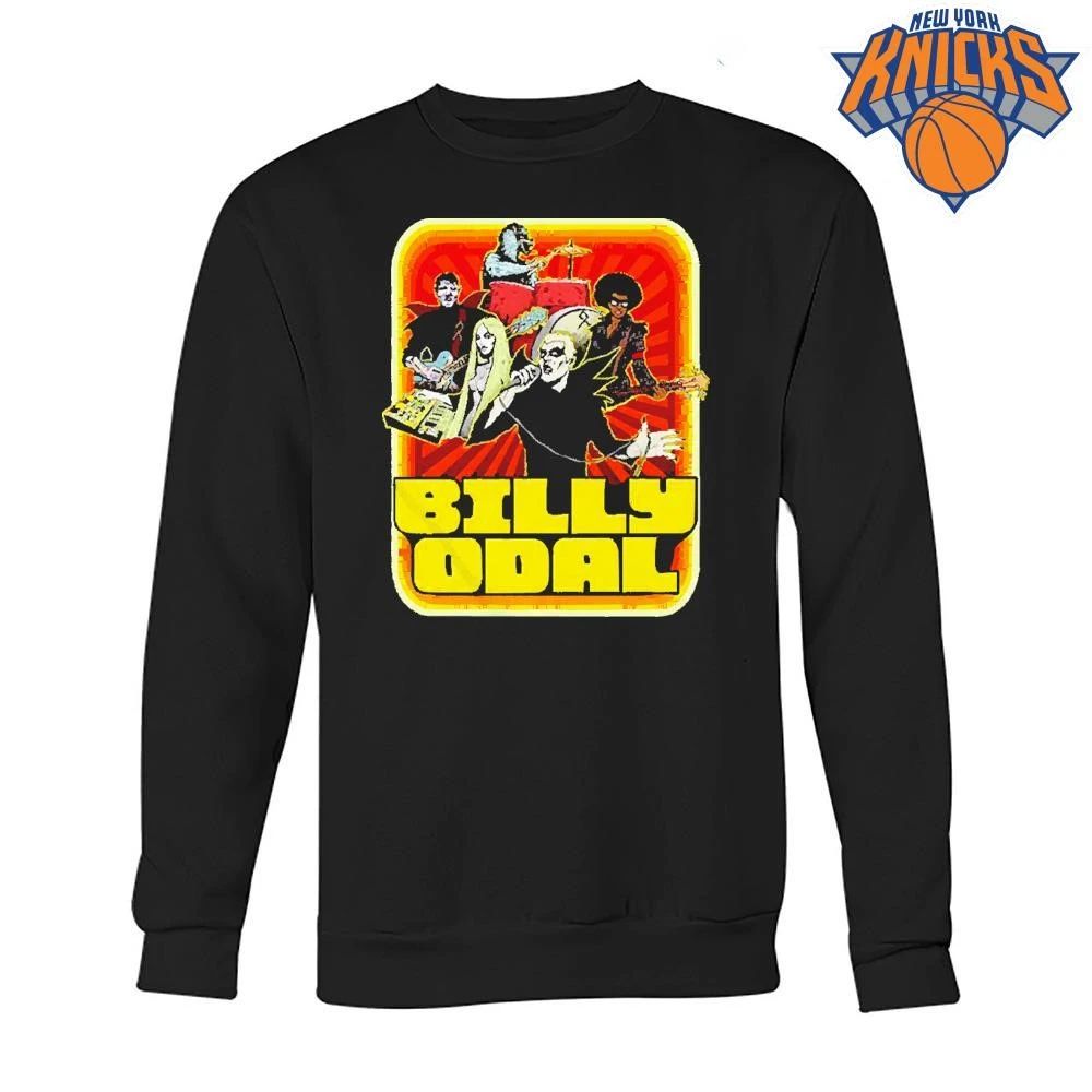 Billy Odal Retro Goth Vampire Band Halloween Rock Concert Shirt