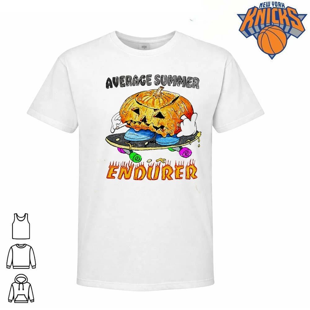 Average Summer Endurer Halloween Pumpkin On Skateboard shirt