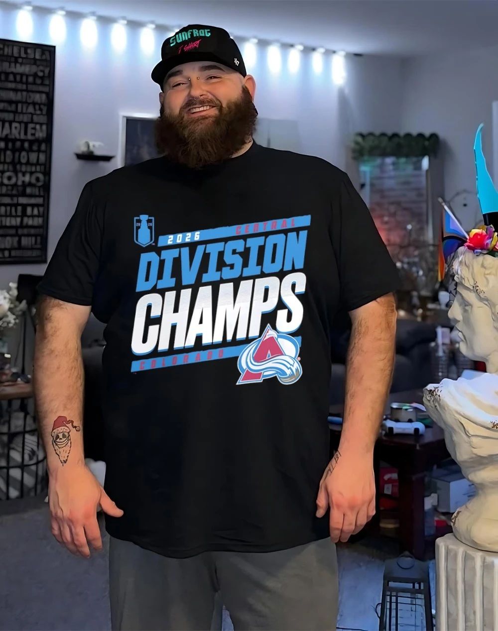 Colorado Avalanche 2026 Central Division Champions shirt
