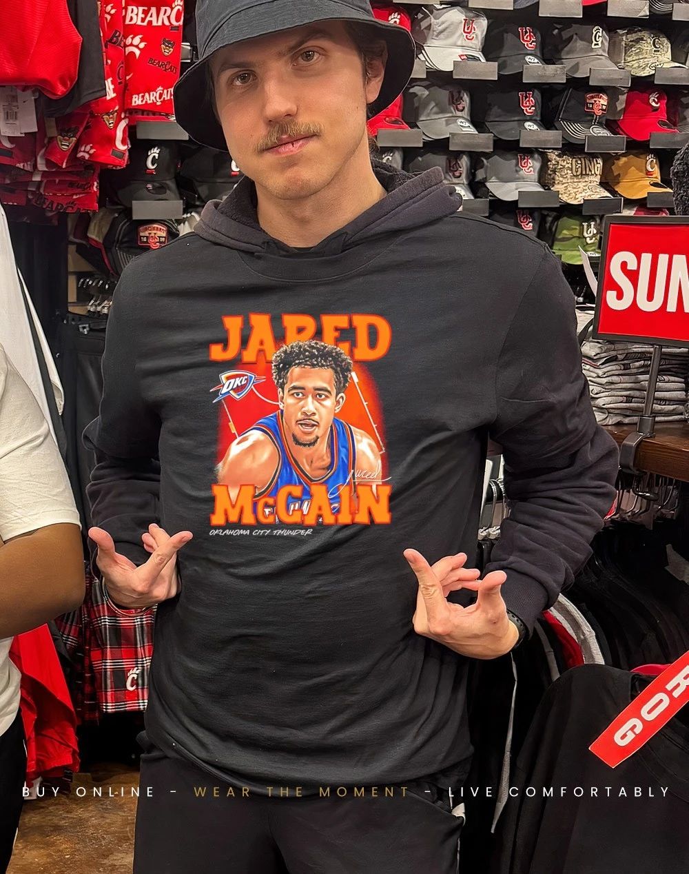Jared McCain Oklahoma City Thunder Airbrush shirt