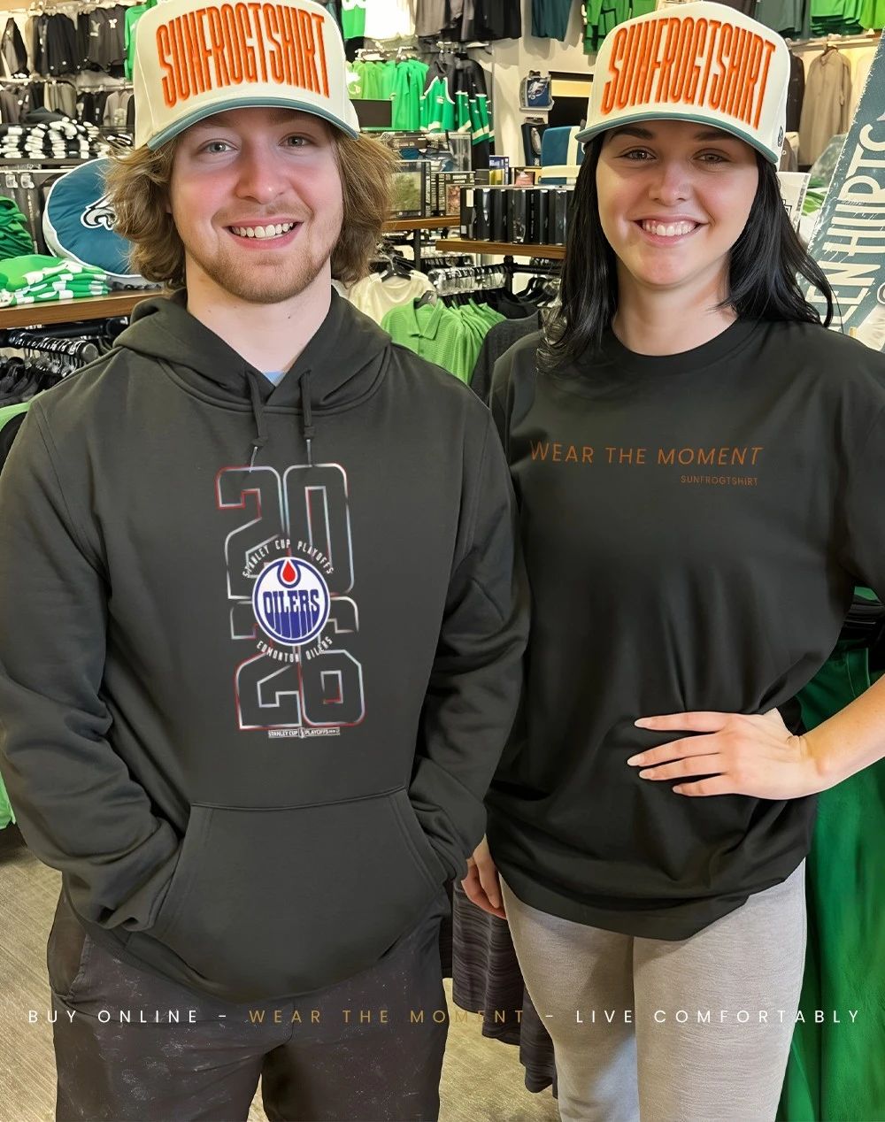 Edmonton Oilers 2026 Stanley Cup Playoffs Bold shirt