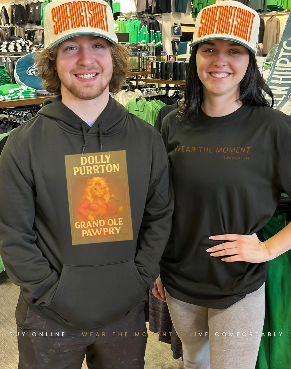 Dolly Purrton Grand Ole Pawpry Cat shirt