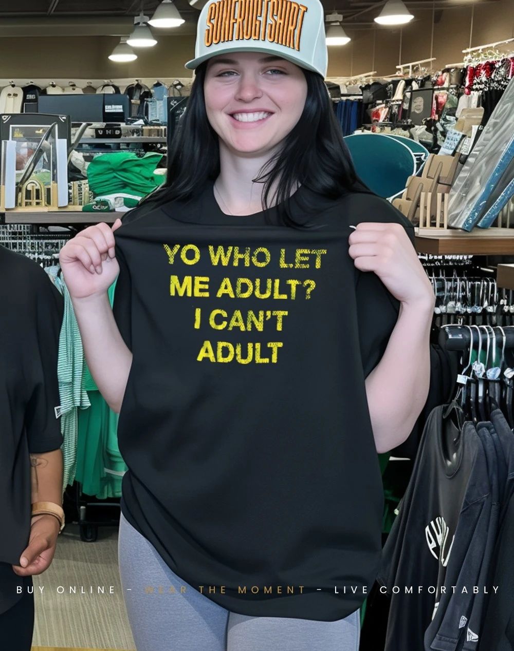 Yo who let me adult I can’t adult shirt
