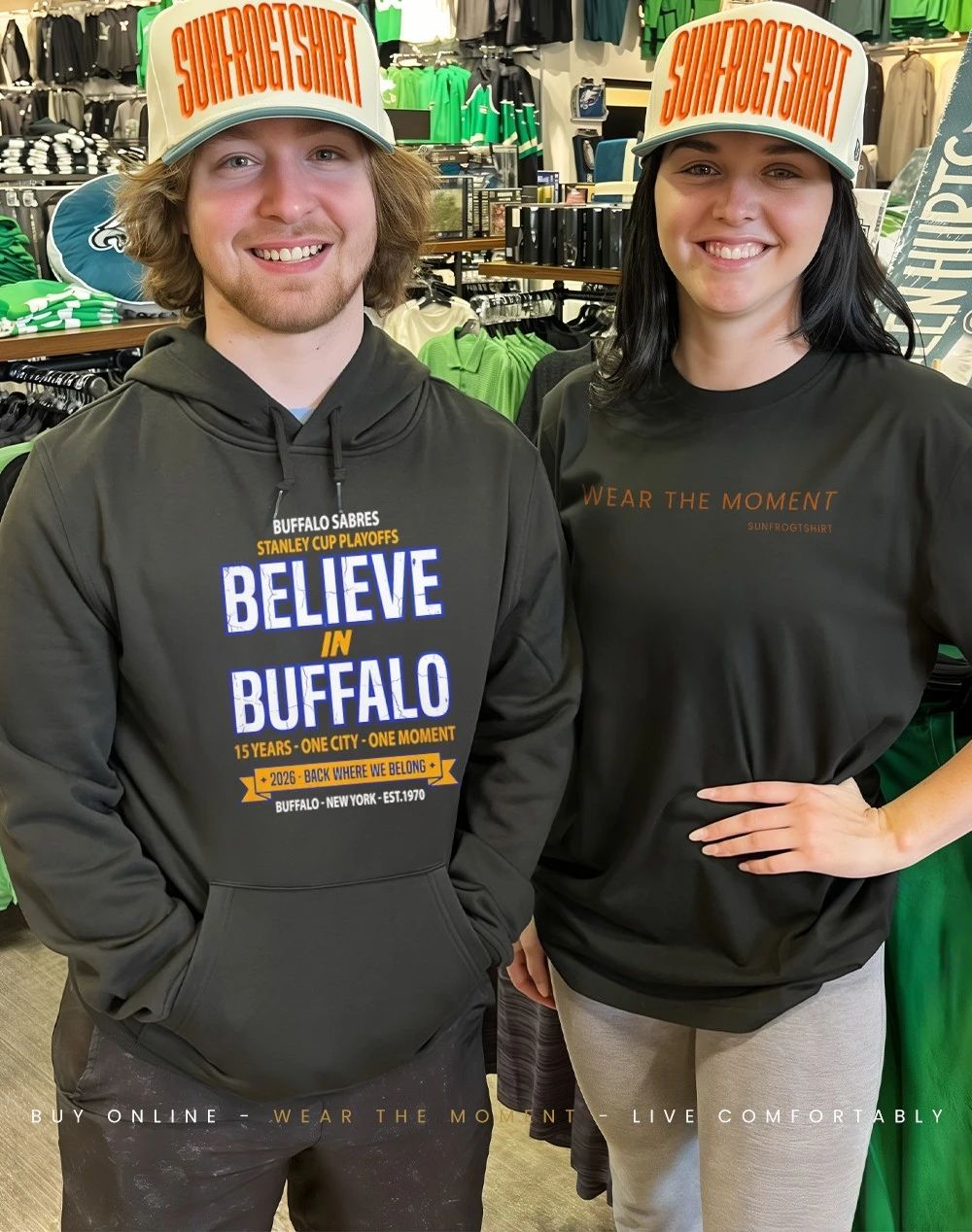 Buffalo Sabres Stanley Cup Playoffs Believe in Buffalo 2026 back where we belong shirt