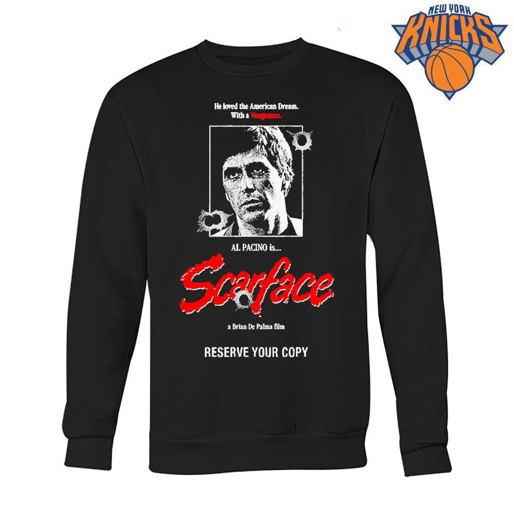 Scarface Al Pacino He Loved The American Dream With A Vengeance Movie Vintage Shirt