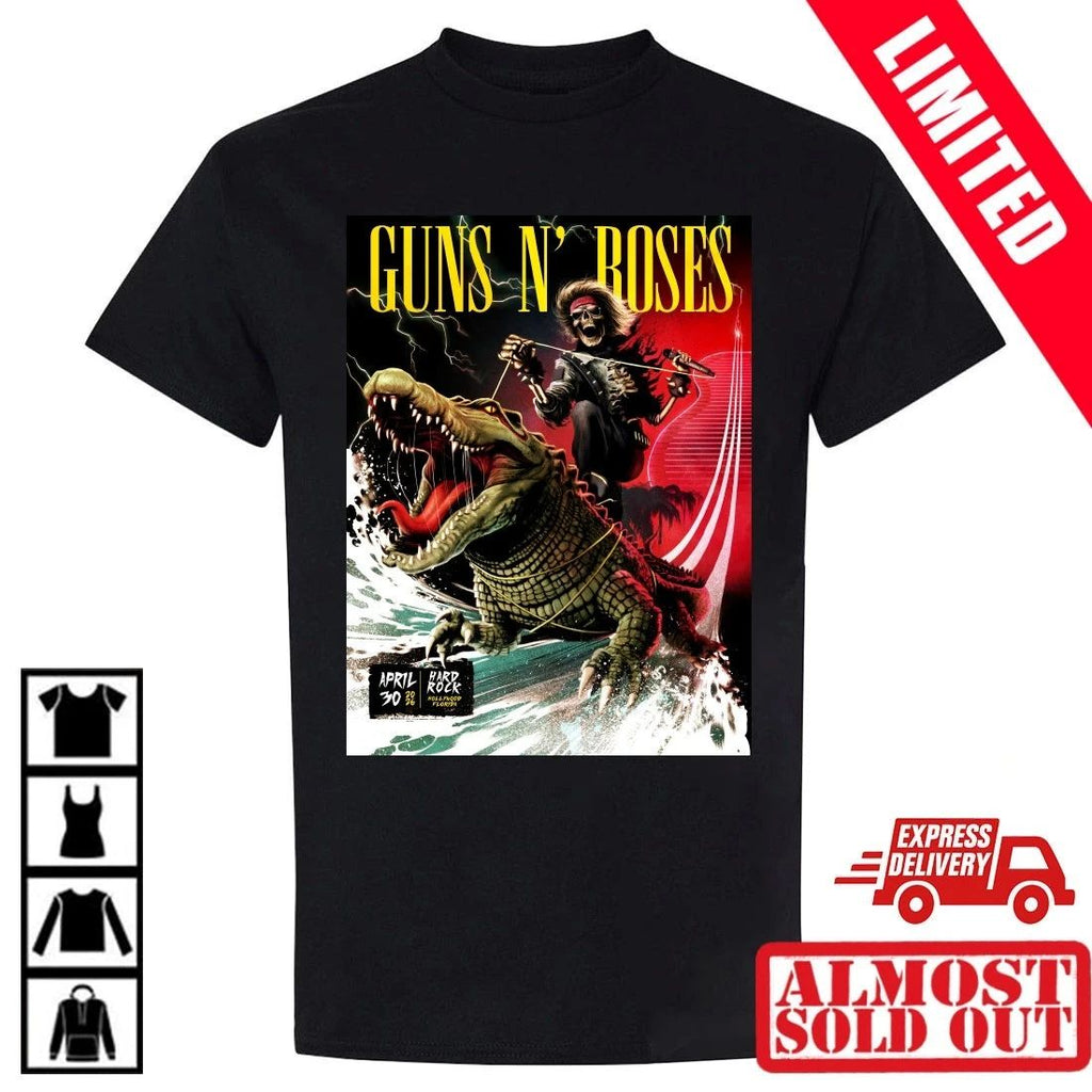 Guns N’ Roses April 30, 2026 Hard Rock Hollywood Florida Shirt