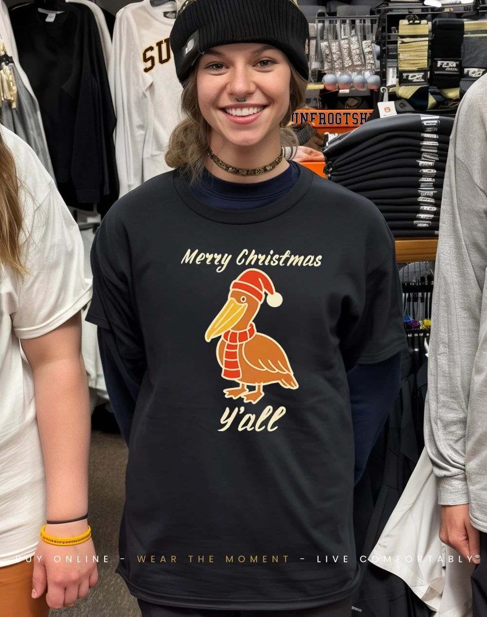 Pelican merry Christmas y’all shirt