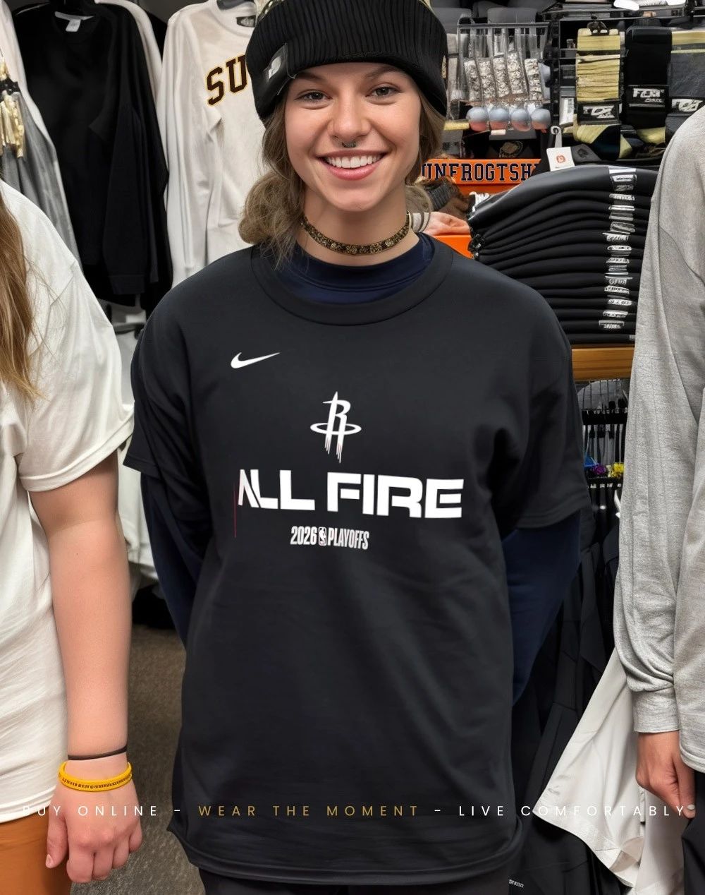 Houston Rockets All Fire 2026 NBA Playoffs Mantra shirt