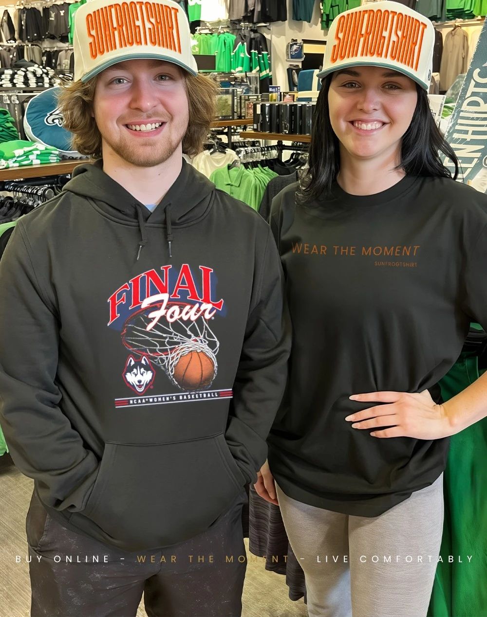 UConn Women’s Basketball Final Four NCAA March Madness 2026 basketball shirt