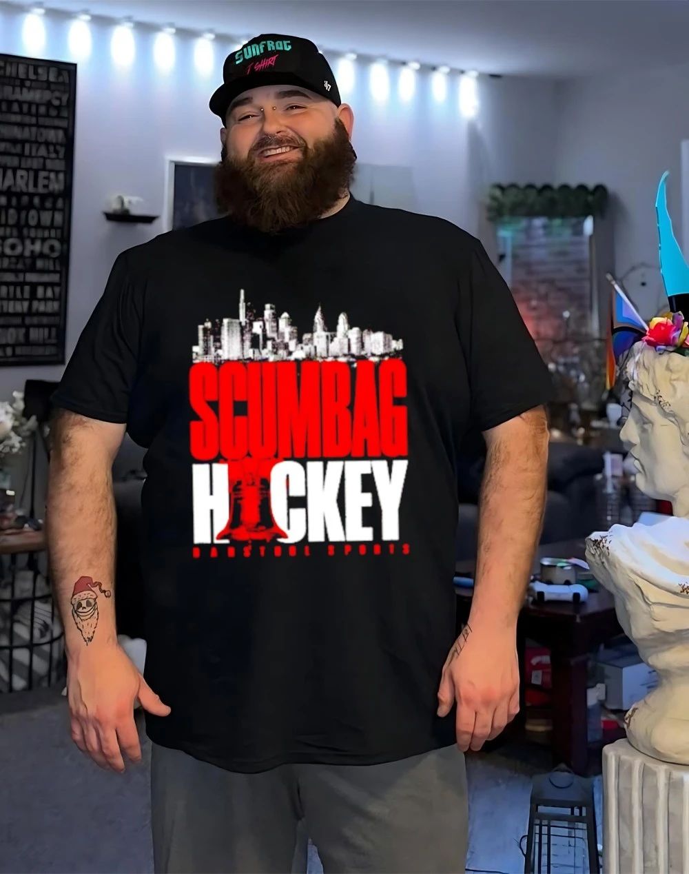 Philadelphia Flyers Scumbag Hockey city skyline shirt