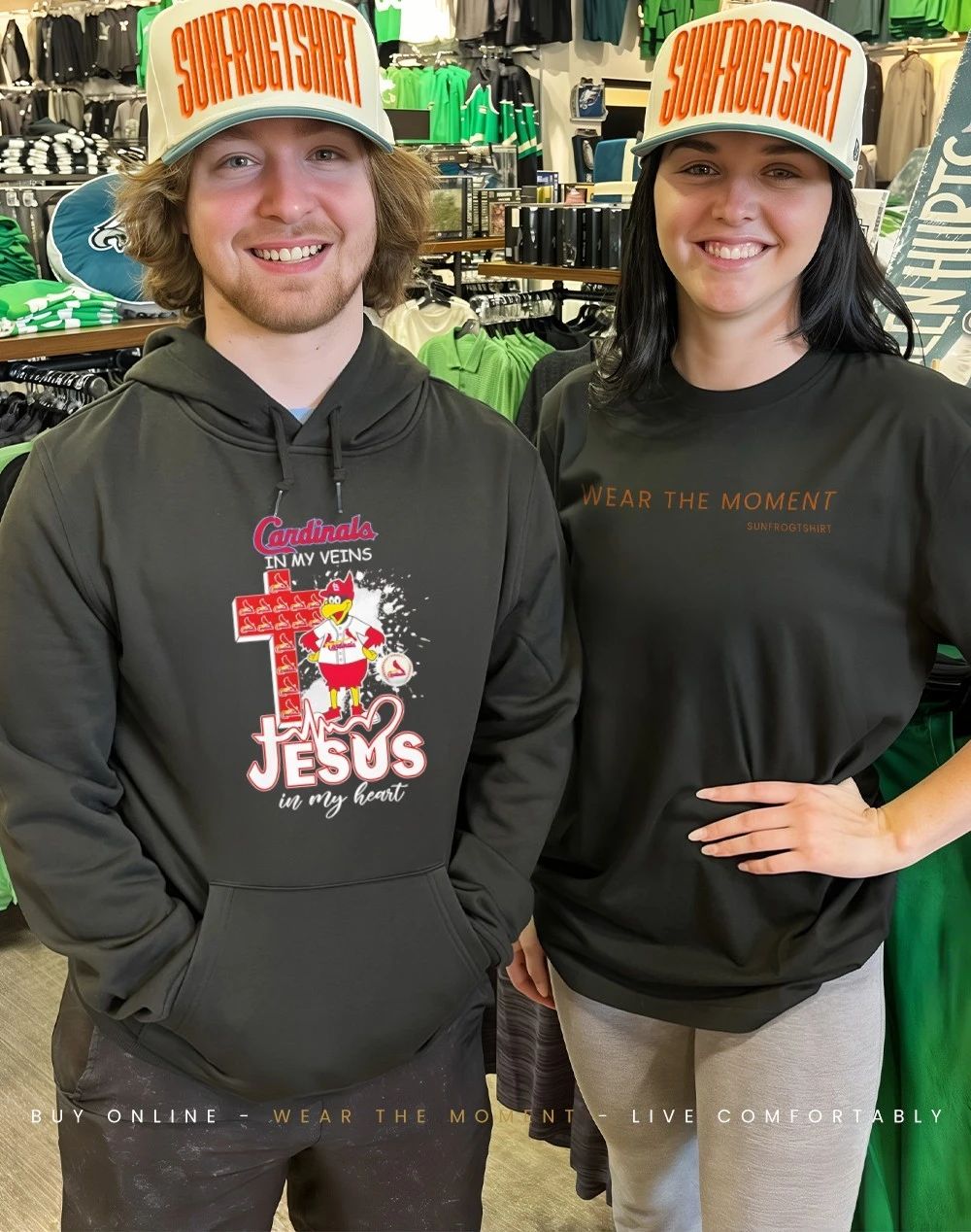 Cardinals In My Veins Jesus In My Heart mascot shirt