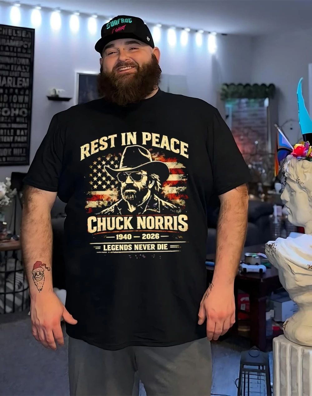 RIP Chuck Norris 1940-2026 Legends never die shirt