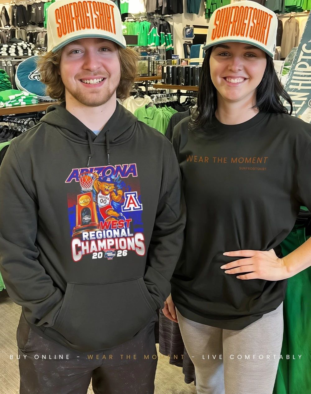 Arizona Wildcats 2026 West Regional Champions mascot shirt