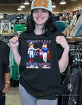 Dallas Cowboys on Saturdays vs Dallas Cowboys on Sundays mascot city skyline shirt