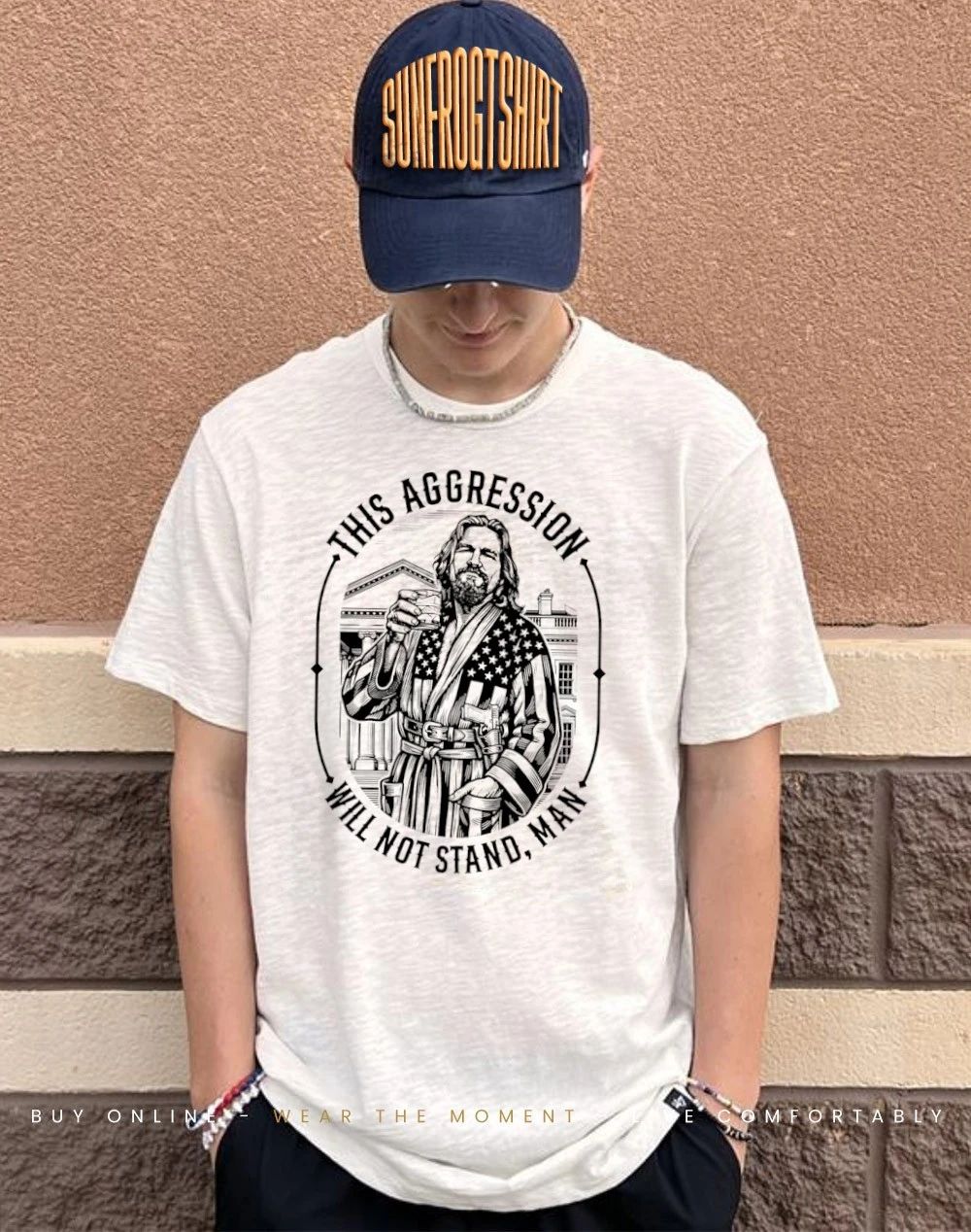 Big Lebowski this aggression will not stand man shirt
