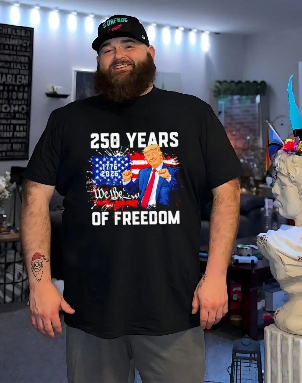 250 Years Of Freedom Donald Trump shirt