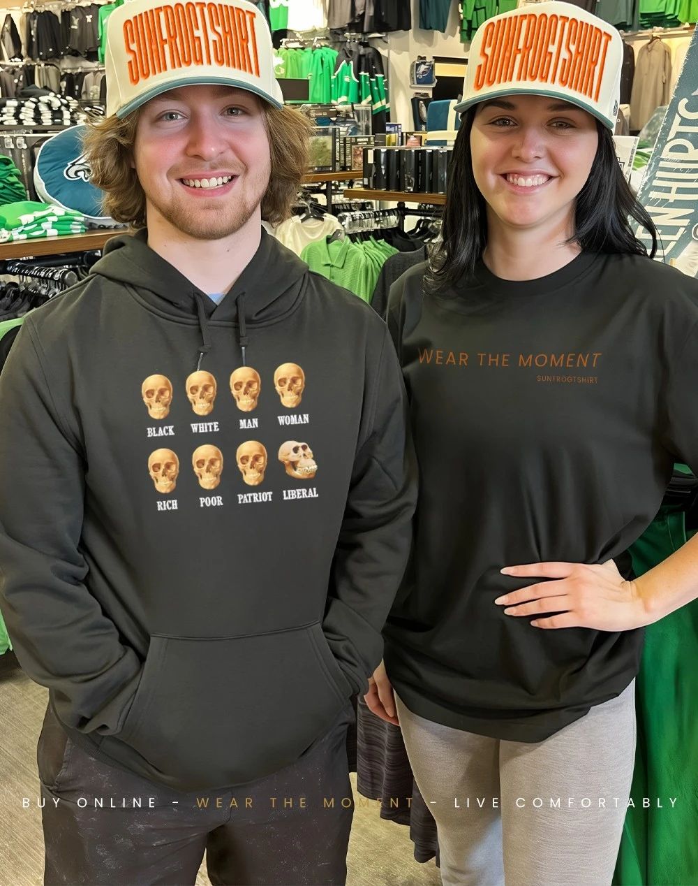 Marky Mark Black White Man Woman Rich Poor Patriot Liberal Skull Shirt
